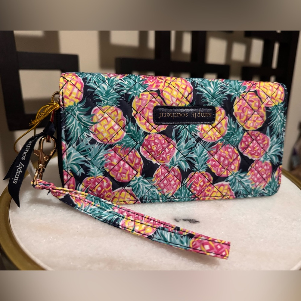Simply Southern Pineapple Wristlet